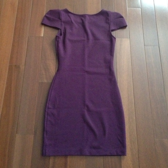 Urban Outfitters Plum Cap Sleeve Dress - Picture 2 of 4