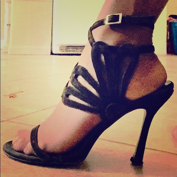 Strappy heels