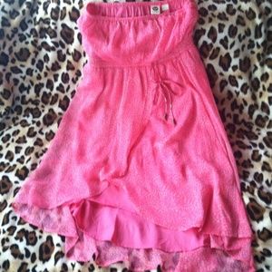 Pink Roxy Hi-lo dress 💟🌸