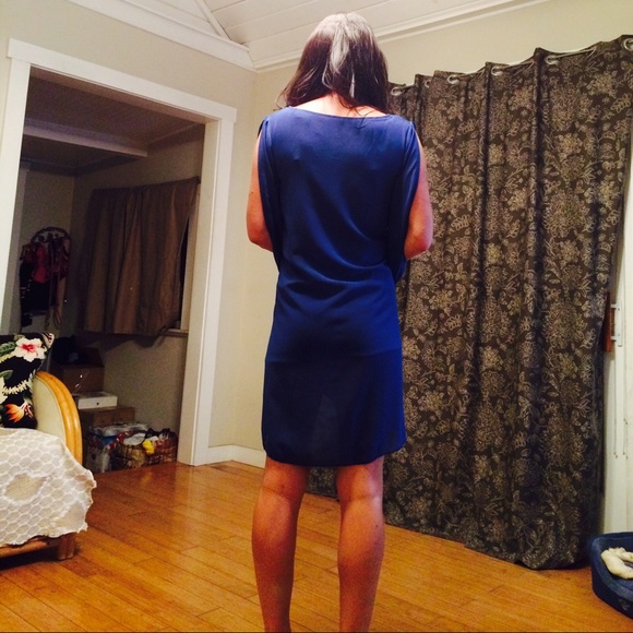 Brand new V-neck short Chiffon A-line dress - Picture 2 of 3