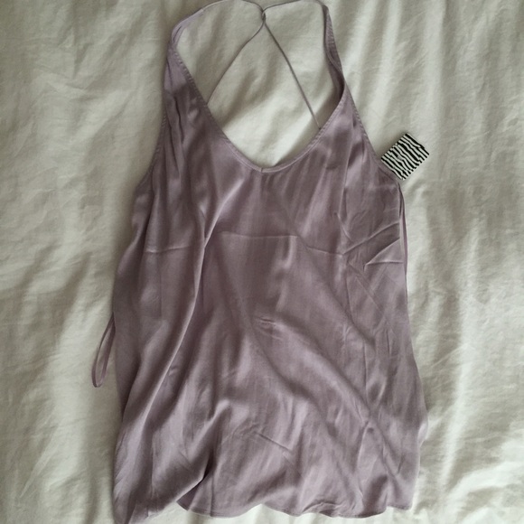 SOLD Lavender Backless Top - Picture 1 of 3