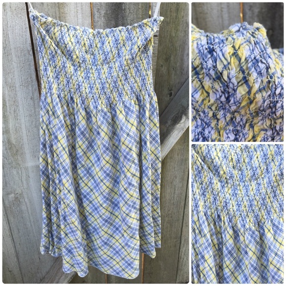 Yellow and Blue Summer Dress