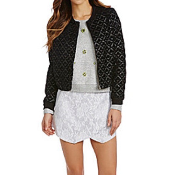 Jackets & Blazers - Foiled Bomber Jacket