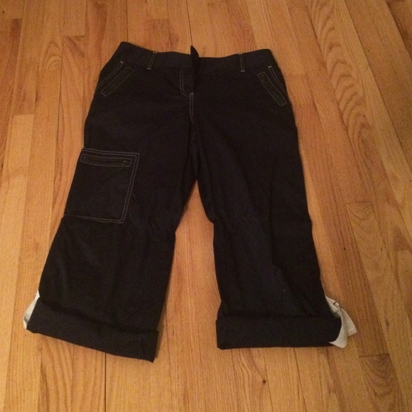 Loft Navy Capris