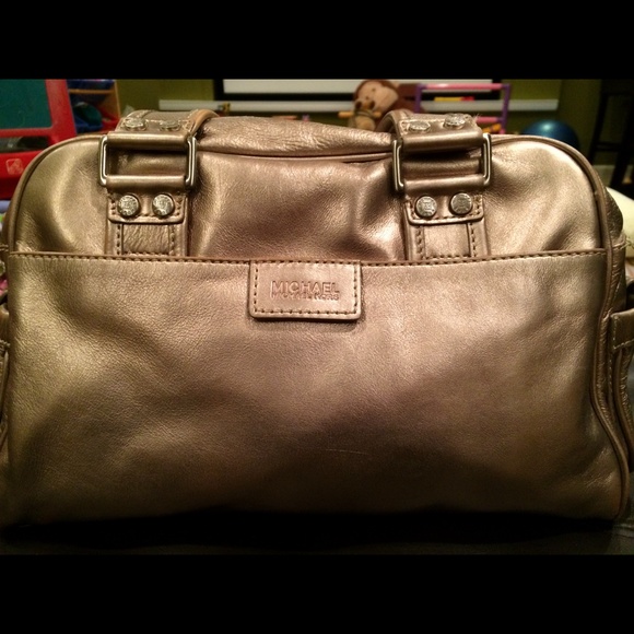 Michael Kors gold purse