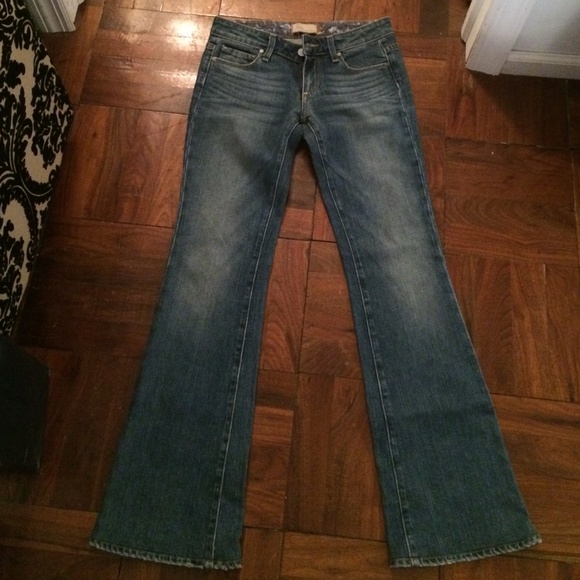 Professionally hemmed Paige Jeans, Size 25