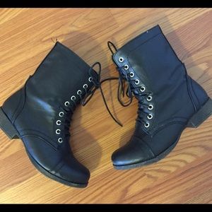 Black Combat Boots
