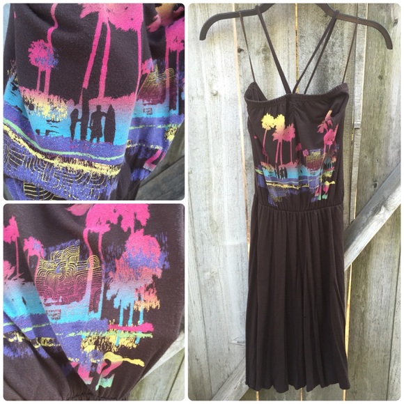 H&M halter summer beach dress