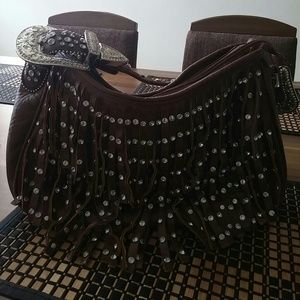 Country Roads Buckled Handbag