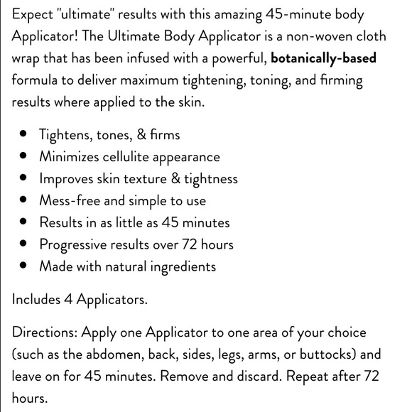 It Works body wraps - Picture 1 of 2