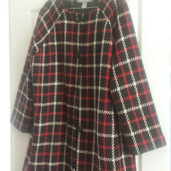 80% Wool Nylon Lining Swing Coat