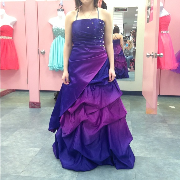 DEB prom dress.