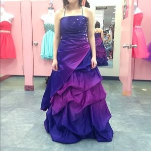 DEB prom dress.
