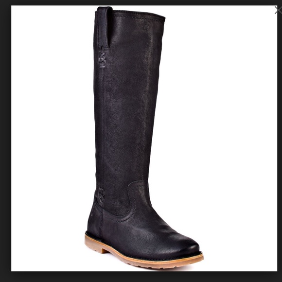 Frye Boots - Frye Celia X Stitch Boots in Black