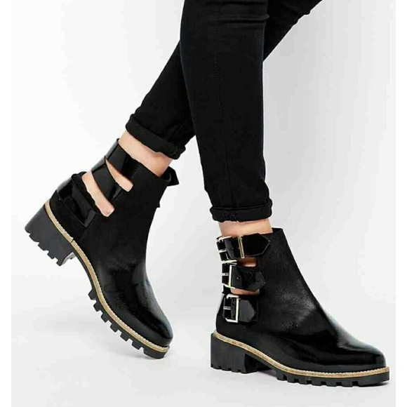 Urban Outfitters Boots - SOLD!!! MIISTA Cecilia Buckle Cut Out Boot
