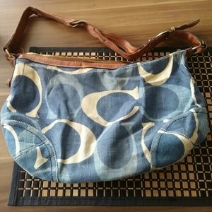 Denim Coach Handbag