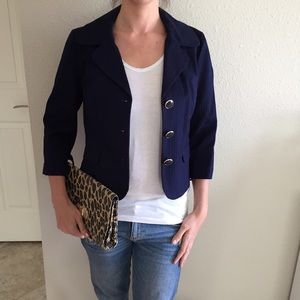 Nautical Navy Laundry by Shelli Segal Blazer
