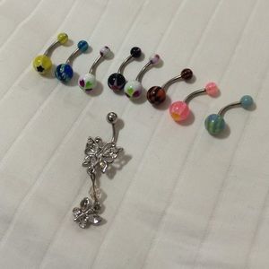 9 belly bottom rings