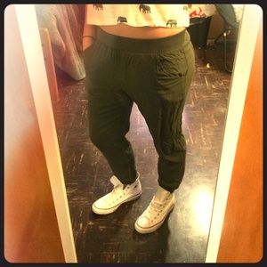 Pacsun green jogger pants