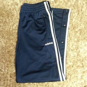 Adidas men's button down navy pants
