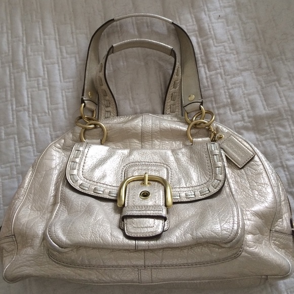 Metallic Coach Satchel