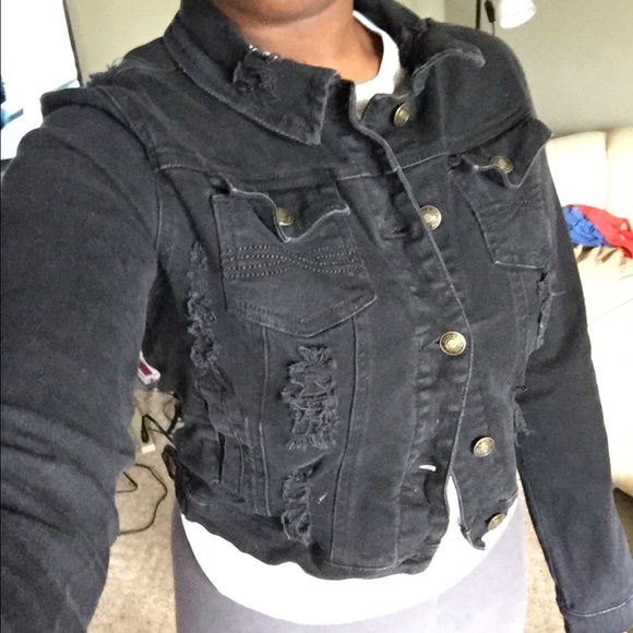 **TRADED**Black Denim Jacket