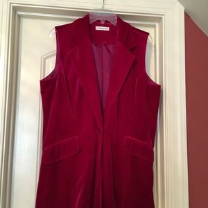 Velvet vest