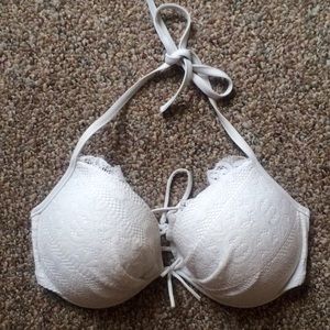 VS Swim Suit Top, White Lace Push Up🎀