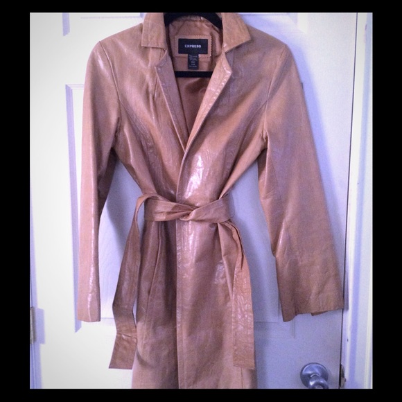 Express hard leather jacket