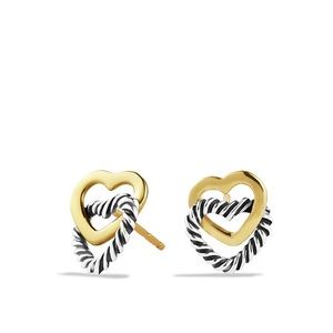 SALE! David Yurman Cable Heart Link Earrings