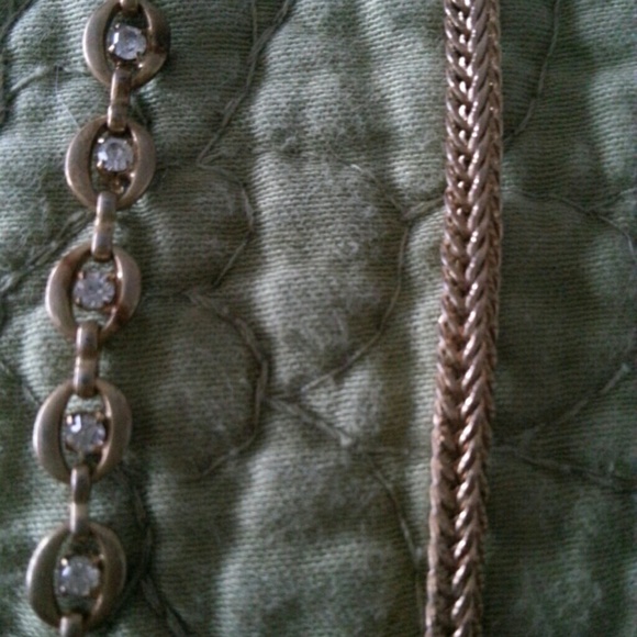 2 gold tone bracelets - Picture 1 of 3