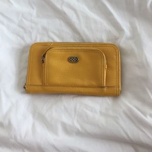 Cute Yellow Leather Wallet