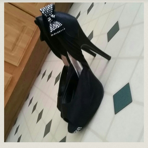 Black high heels
