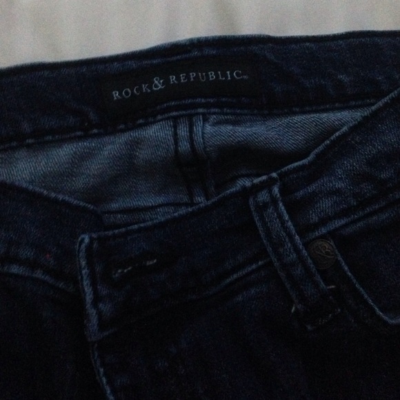 Rock & Republic dark blue jeans - Picture 2 of 4