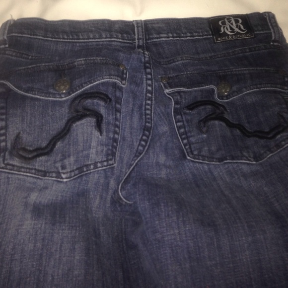 Rock & Republic dark blue jeans - Picture 4 of 4