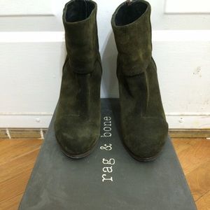 Rag & Bone Newbury Suede Ankle Boots Booties