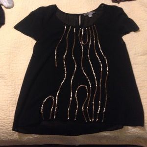 Forever21 beautifully beaded classy top!