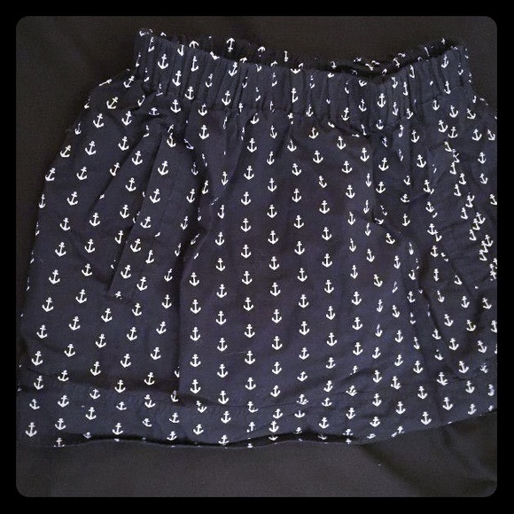 J. Crew anchor skirt