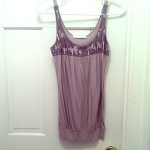 Grey sequins dress top