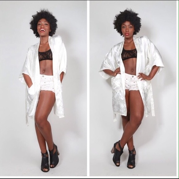 Vintage White Kimono