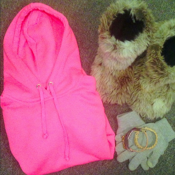 Neon Pink Sweatshirt