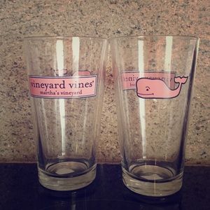 Vineyard Vines drinking glasses