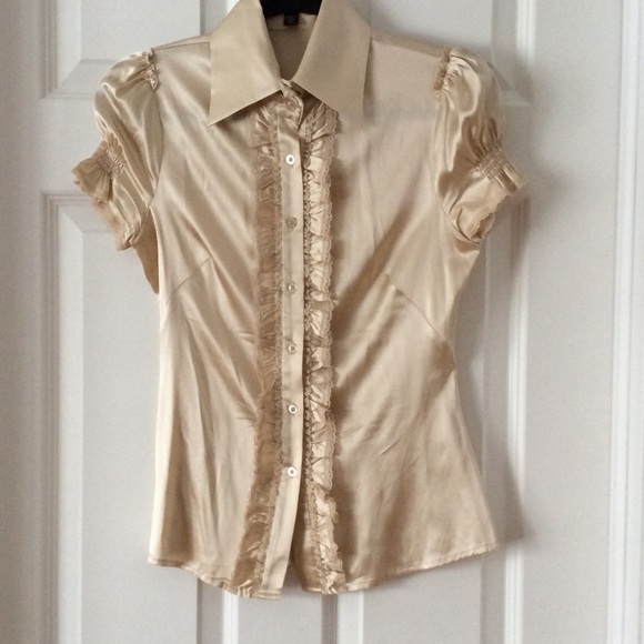 Beige XS Bebe blouse