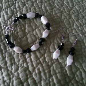 Handmade Bracelet and earring set