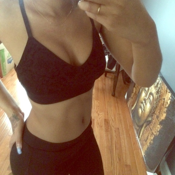 Black Ornate Pattern Top