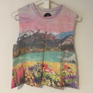 Urban Outfitters Sleeveless Crop Top Top