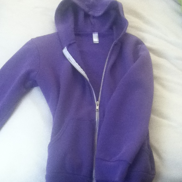 American Apparel-purple youth jacket/hoodie