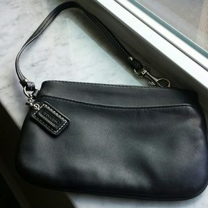 Coach Leather Wristlet