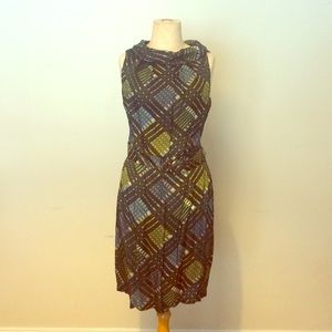 Plaid Green Dress with belt