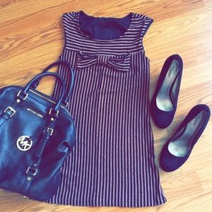 Sleeveless sweater dress